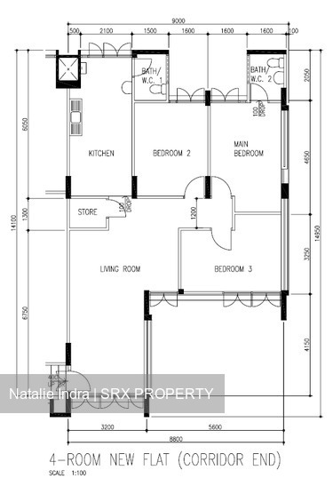 Blk 102 Woodlands Street 13 (Woodlands), HDB 4 Rooms #199933782